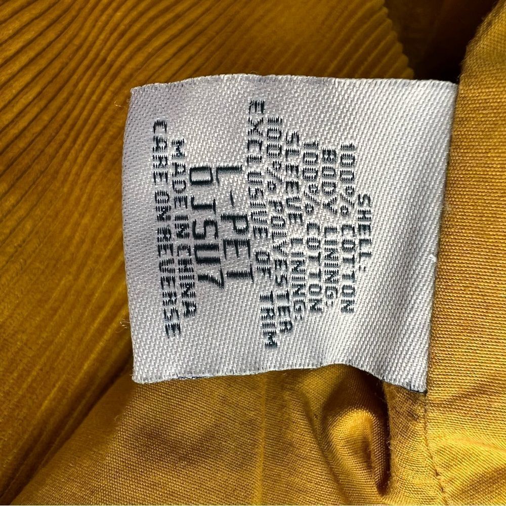 **** Vintage L.L. Bean Corduroy Double Breasted Coat (M100) - Picture 10 of 11